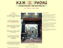 Tablet Screenshot of namphongsaigon.com